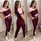 Mehroon With Pink Panel Half Sleeves Shirt and Mehroon With Pink Panel Trouser