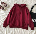 Plain Mehroon Hoodie