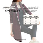 Mehroon With White Strips Long Coat