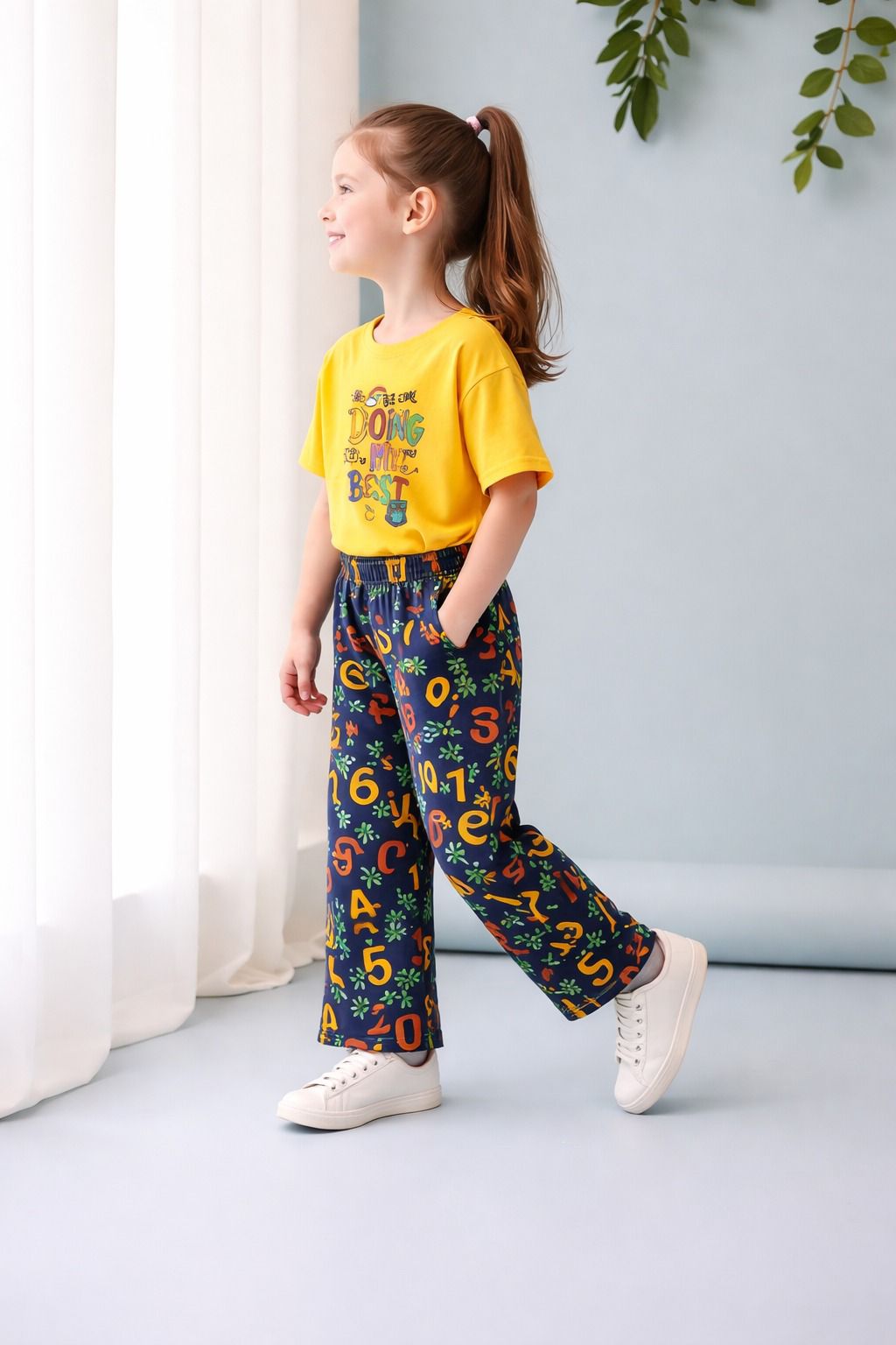 Yellow Doing my best kid suit