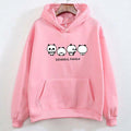 Pink Dingul Panda Printed Hoodie