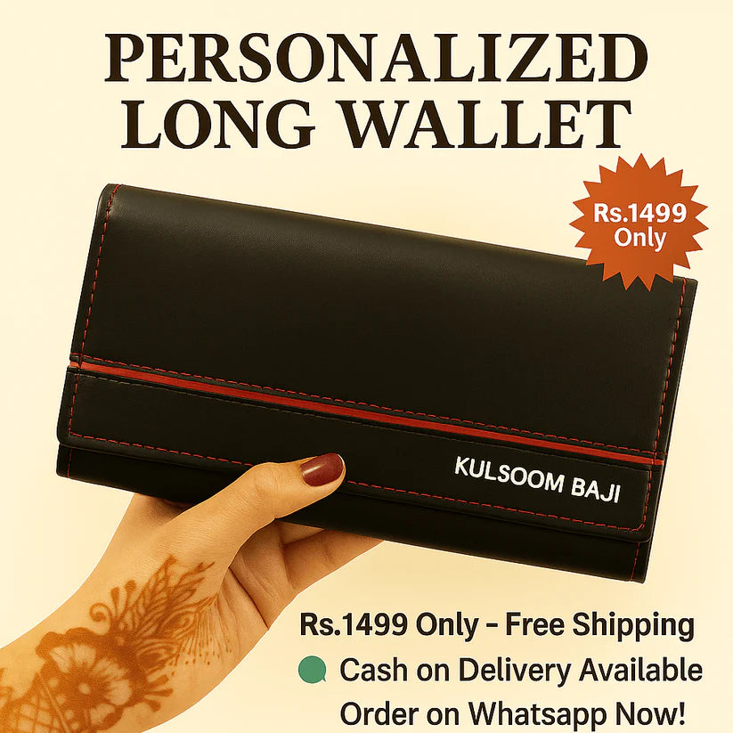 Luxury Personalized Leather Wallet