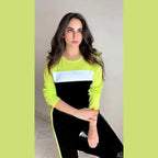 Green Panel Full Sleeves Shirt and Green Panel Trouser
