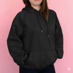 Plain Black Hoodie
