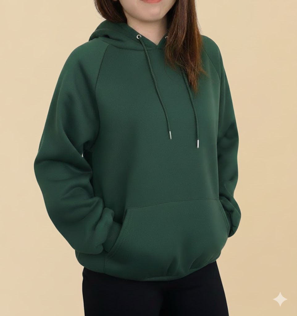 Plain Green Hoodie
